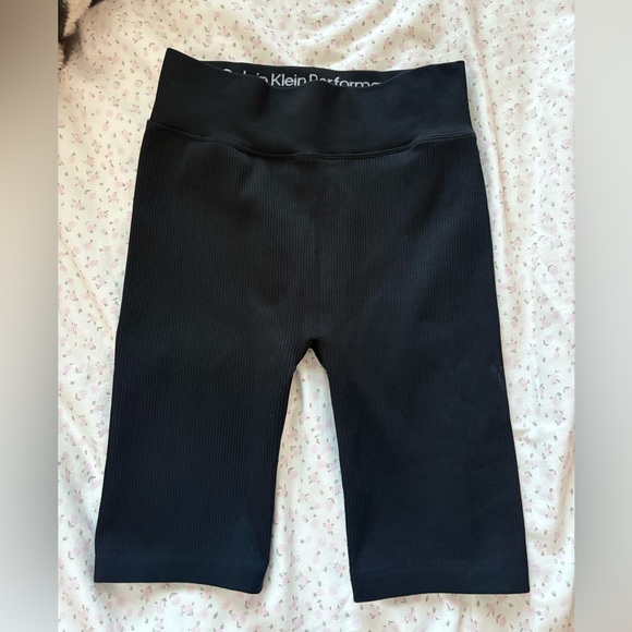 Calvin Klein Performance Black Bike Shorts - Picture 1 of 3